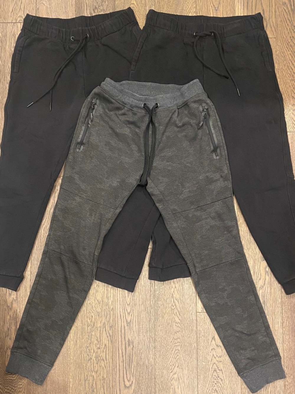 EUC: Lot of 3 Mens Cotton Joggers - Size Adult Small or Youth Teen 14-16